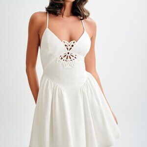 White Party Bridal Dress Meshki